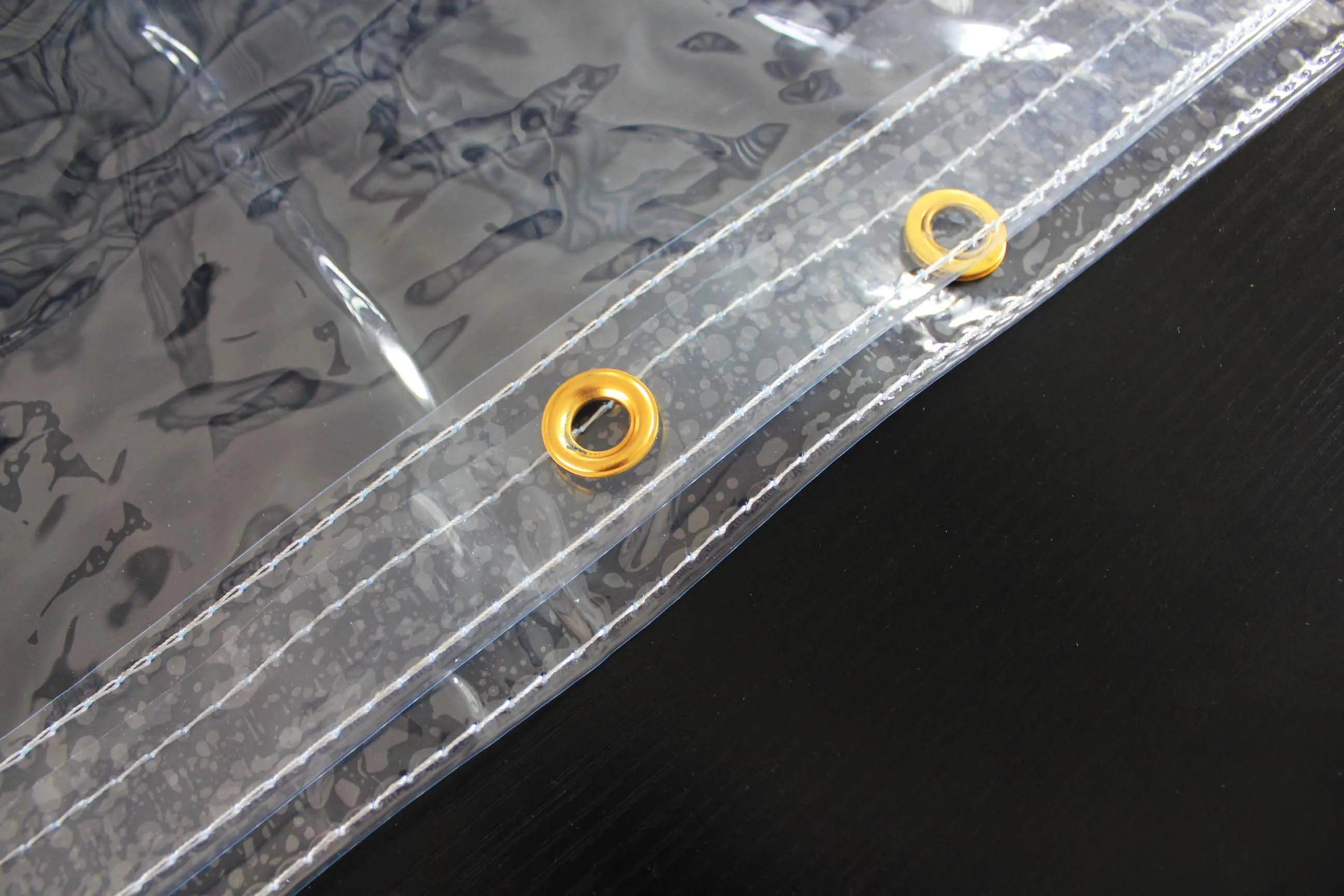 Transparent Tarpaulin Heavy Duty Partition Curtain for Garden Balcony Waterproof PVC Tarp