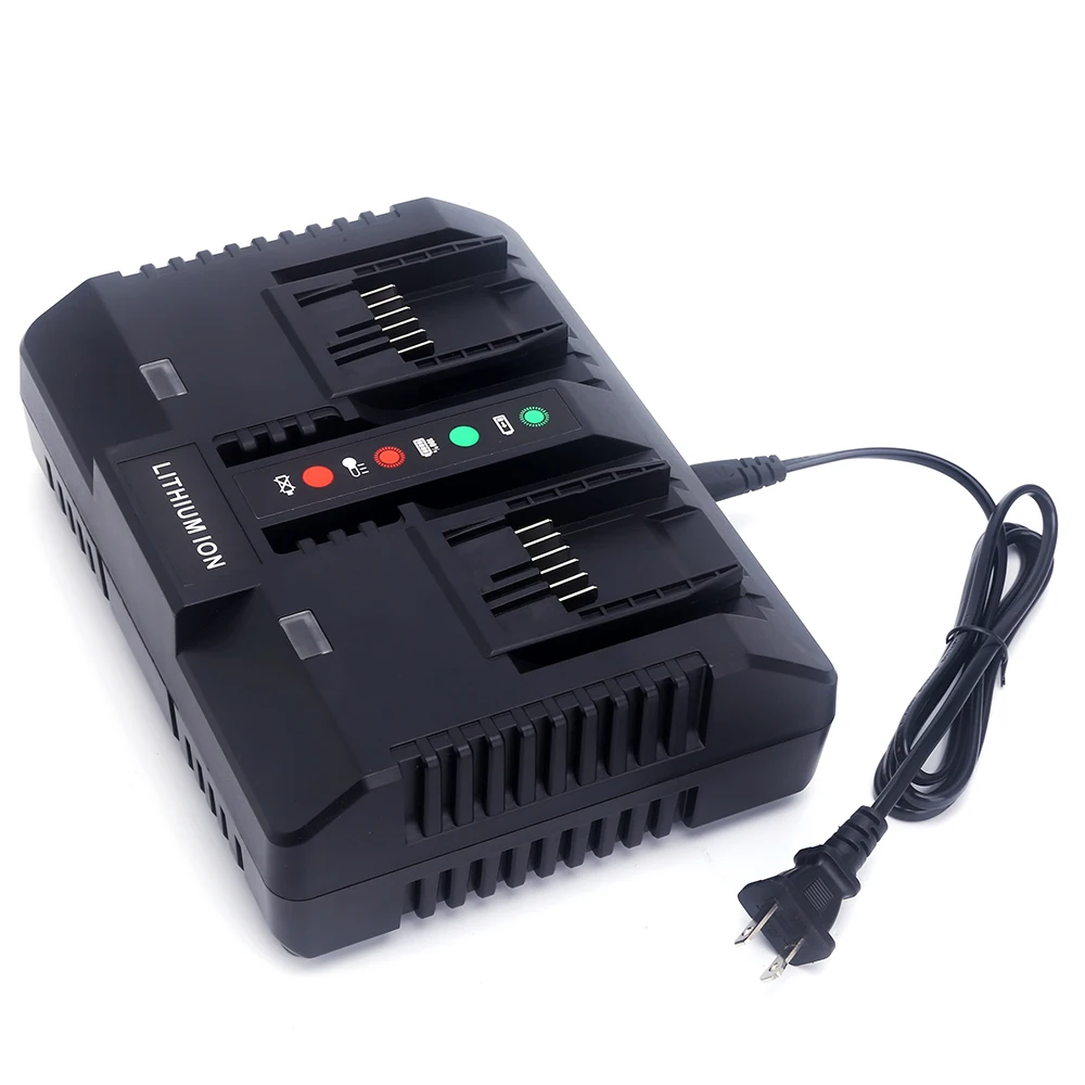 Двойное зарядное устройство Worx WA3875 сменная для всех 18/20-Volt Max литиевая батарея WA3578 WA3525 WA3520 WA3575