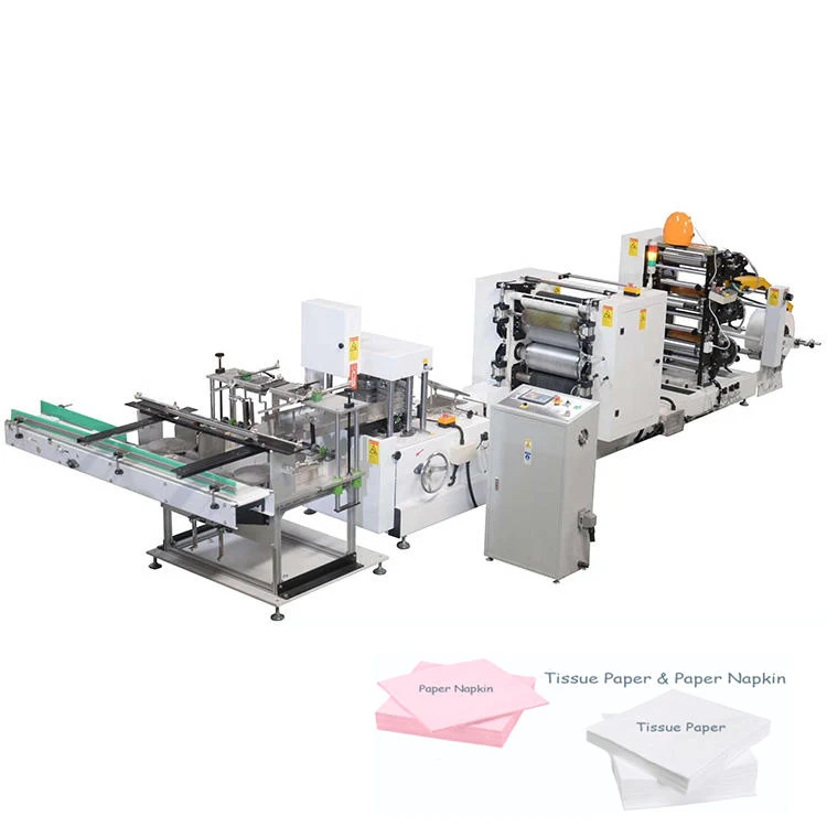 Factory Supply Embossed Napkin Folding Tissue Paper Napkin Making Machine Restaurant Napkin Folding Machine