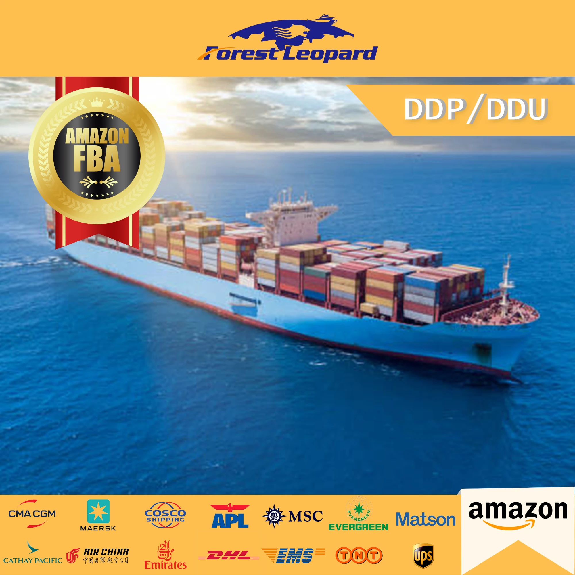 freight forwarder china to usa fba uk shipping agent China to Australia/usa/ca/uk LCL Amazon FBA international logistics