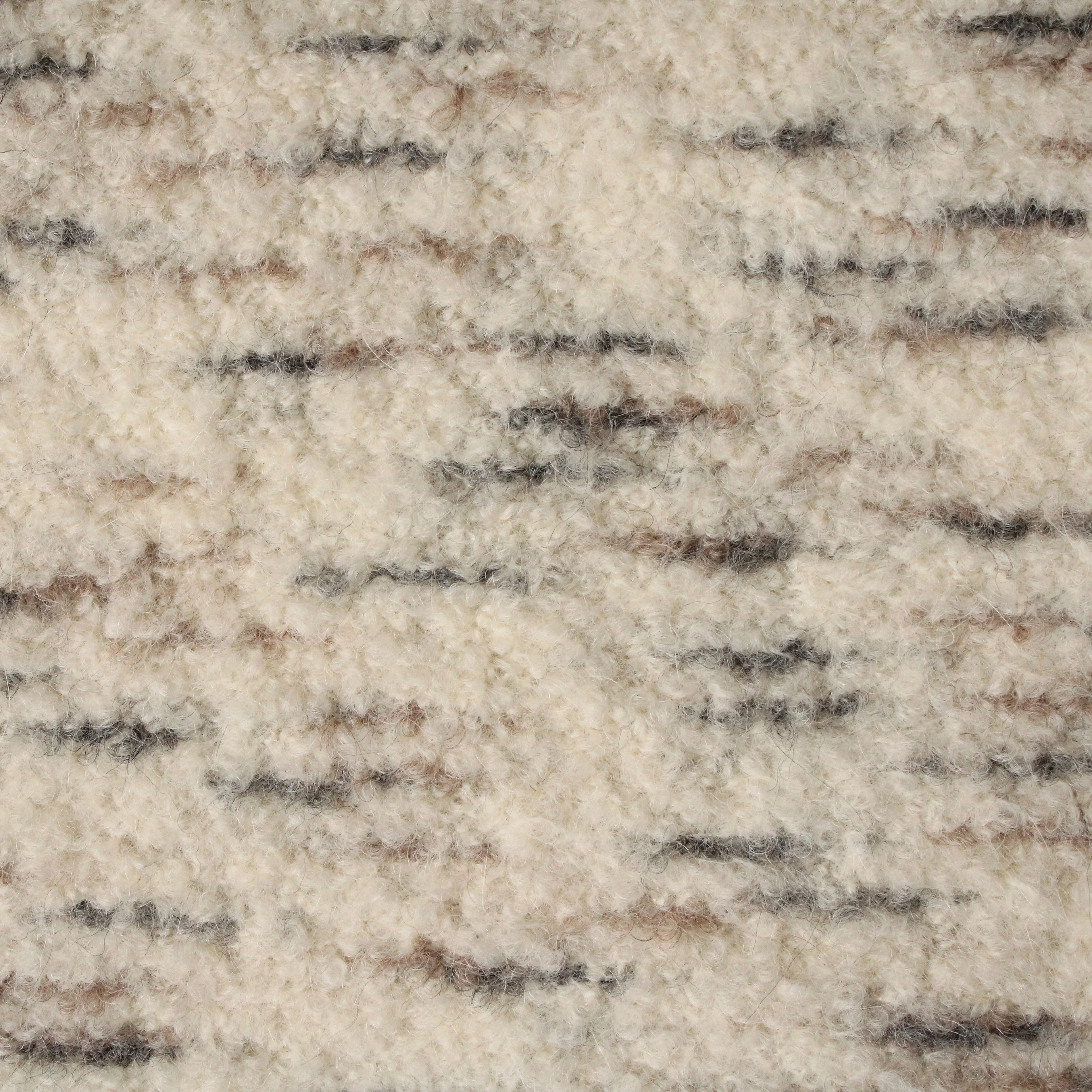 2024 Autumn Winter New Trend InStock Grey White Tiger Print 20 Alpaca 32 Wool Boucle FleeceTweed Fabric for Cashmere Coat