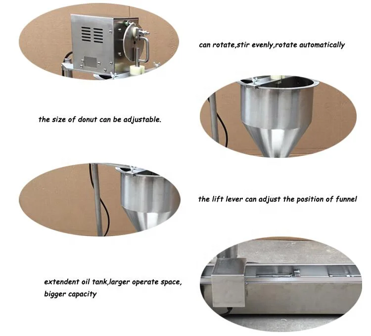 Commercial Equipment  Automatic Donut Fryer Machine Donut Maker Donut Machine