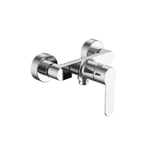 Economical simple style bathroom water taps easy wall installation wash brass shower mixer