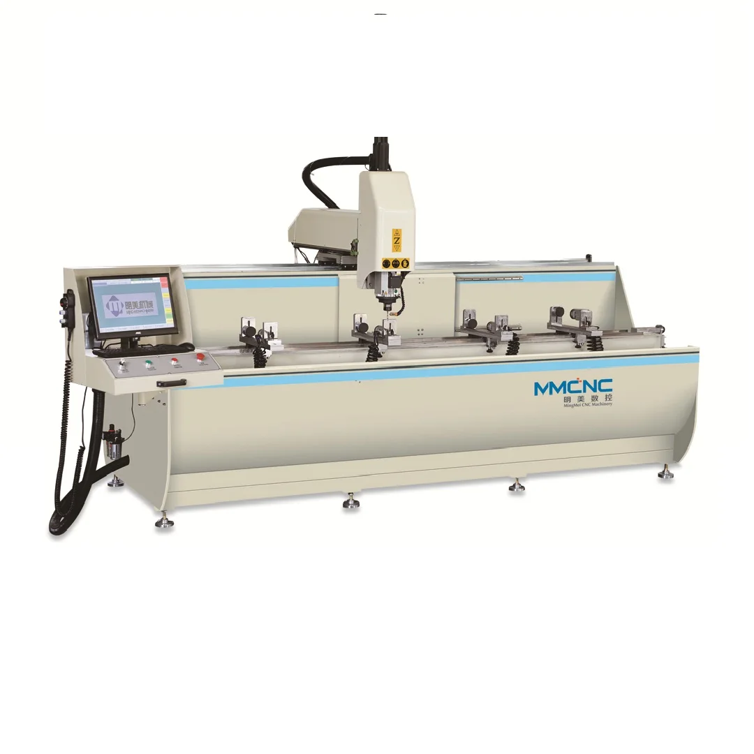 CNC 3+1 Axis Aluminum Profile Drilling Milling Machine/Aluminum PVC Window CNC Drilling and Milling Machine