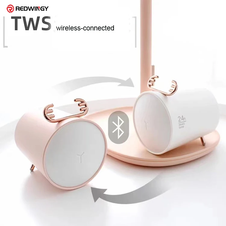 Симпатичная музыкальная лампа Wenlu USB Беспроводная bluetooth-колонка перезаряжаемый светодиодный ночник