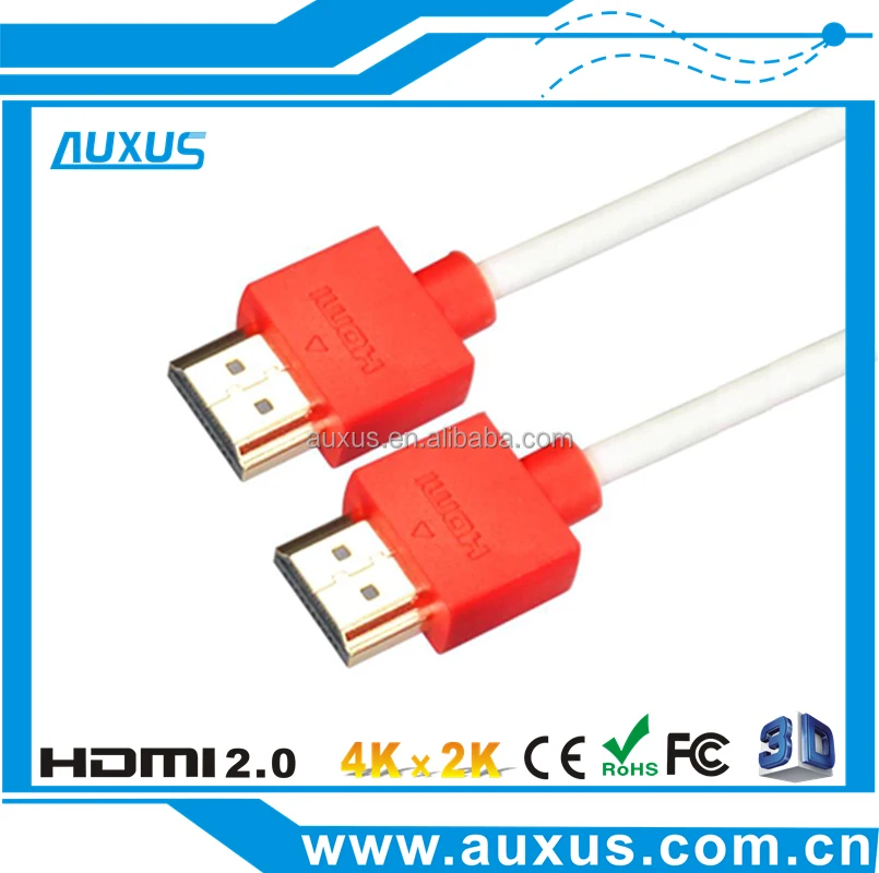 Тонкий HDMI кабель 1080p 4K с CE ROHS FCC сертификацией