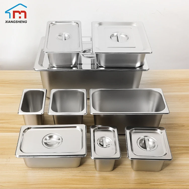 Выставочный стенд для перевозки пищи по заводской цене, паровой стол из нержавеющей стали, сковорода, сковорода для кухни, подогреватель пищи, шведский стол, сковорода gn
