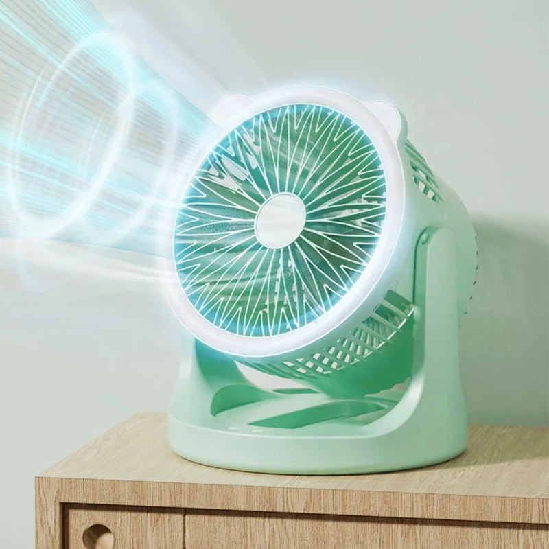 Type-c Portable Cooling Mini Sirocco Fan New Arrival Outdoor Rechargeable Sport Plastic Brushless Motor White 5V Desktop fan