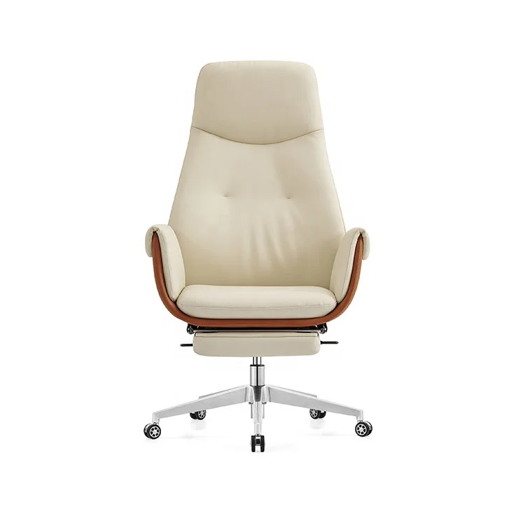 Guangdong Hot Sale Boss Chair Office Chair Custom Caster Executive High Back Leather Office Furniture 360 Swivel Leather Chair