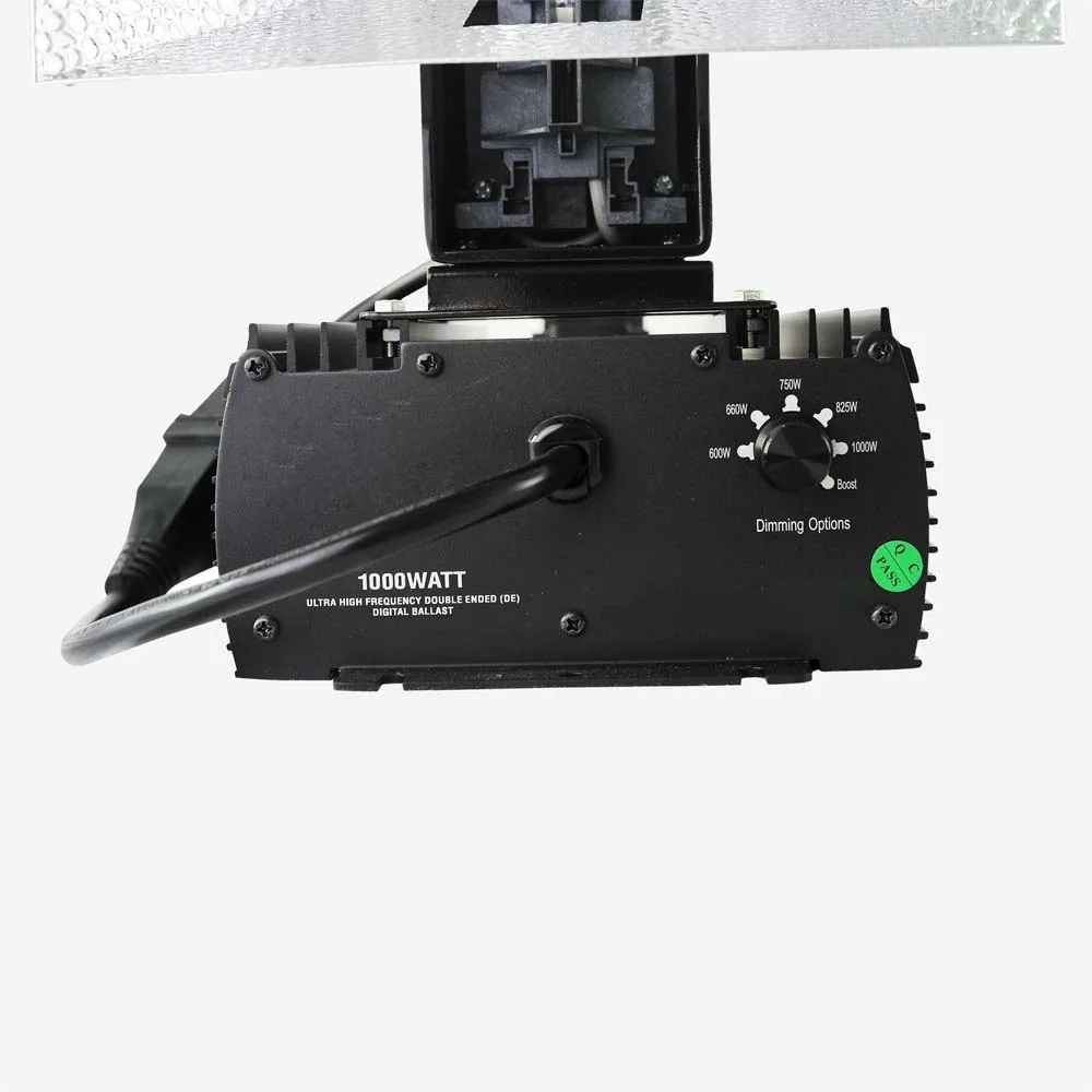 
Grow Lights 1000W Double Ended Fixture Greenhouse 1000w Adjustable DE Ballast Fixture Plants Lighting Electric Ballast 