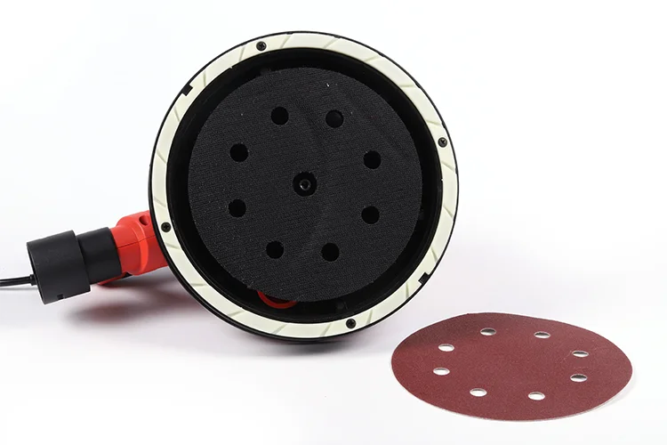 AKX New Style Air Random Orbital Palm Sander 190mm Auto Body Orbit Sanding machine with LED LIGHT