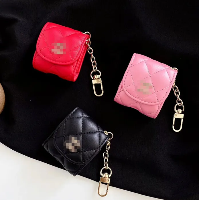 
2020 New Arrival Airpods Pro Case Luxury Airpad bag for apple airpods2 cover Key chain 