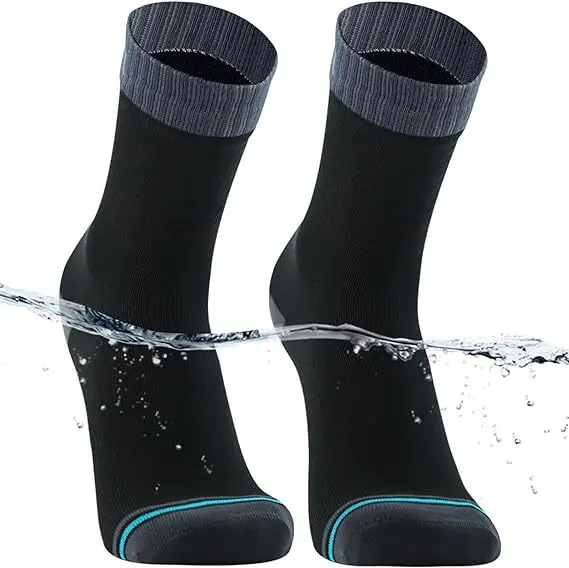High Elastic Fiber Nylon Breathable Comfort Outdoor Running Riding Sport Waterproof Socks