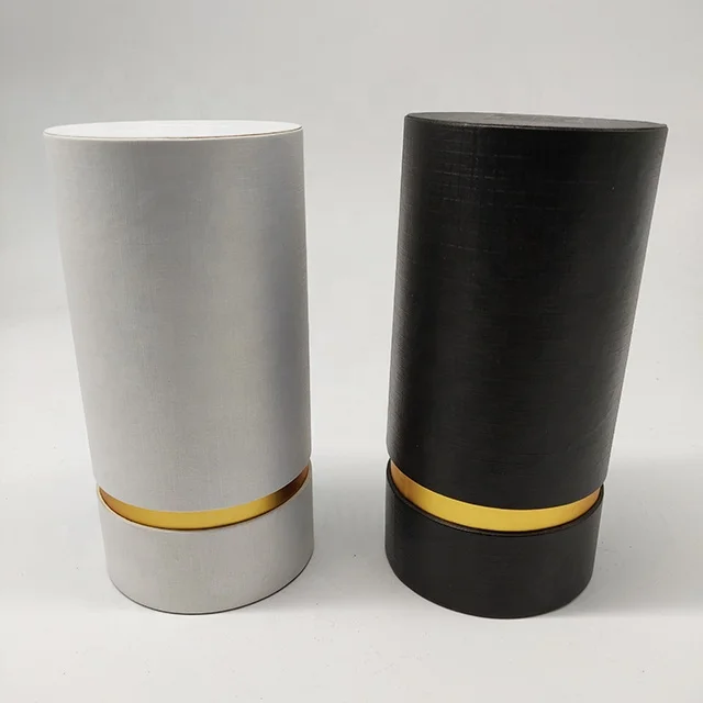 Индивидуальные косметические контейнеры, биоразлагаемая трубка из крафт-бумаги для упаковки парфюмерных бутылок объемом 100 мл, 50 мл