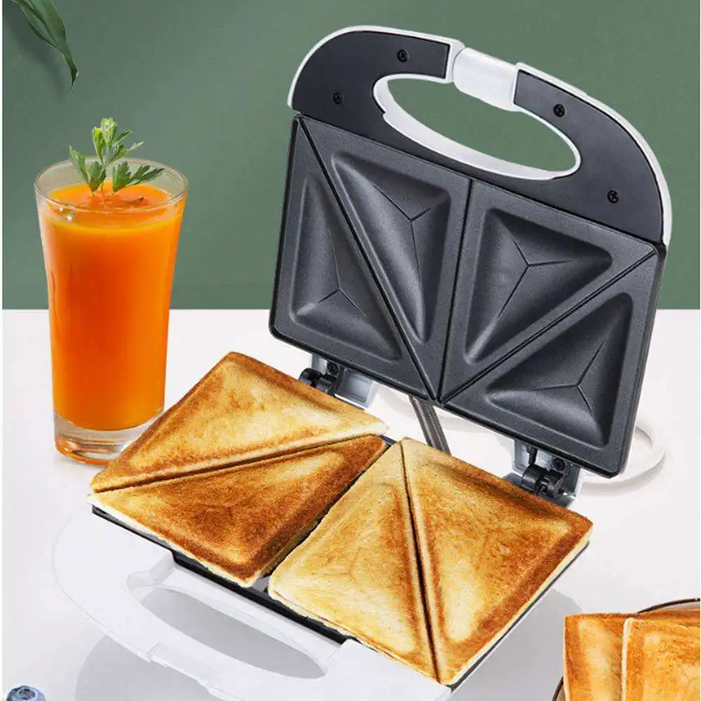 New Trending Hot Sell Popular Special Design Portable Mini Non-Stick Bakeware 4 Slice Grill Sandwich Maker Toaster