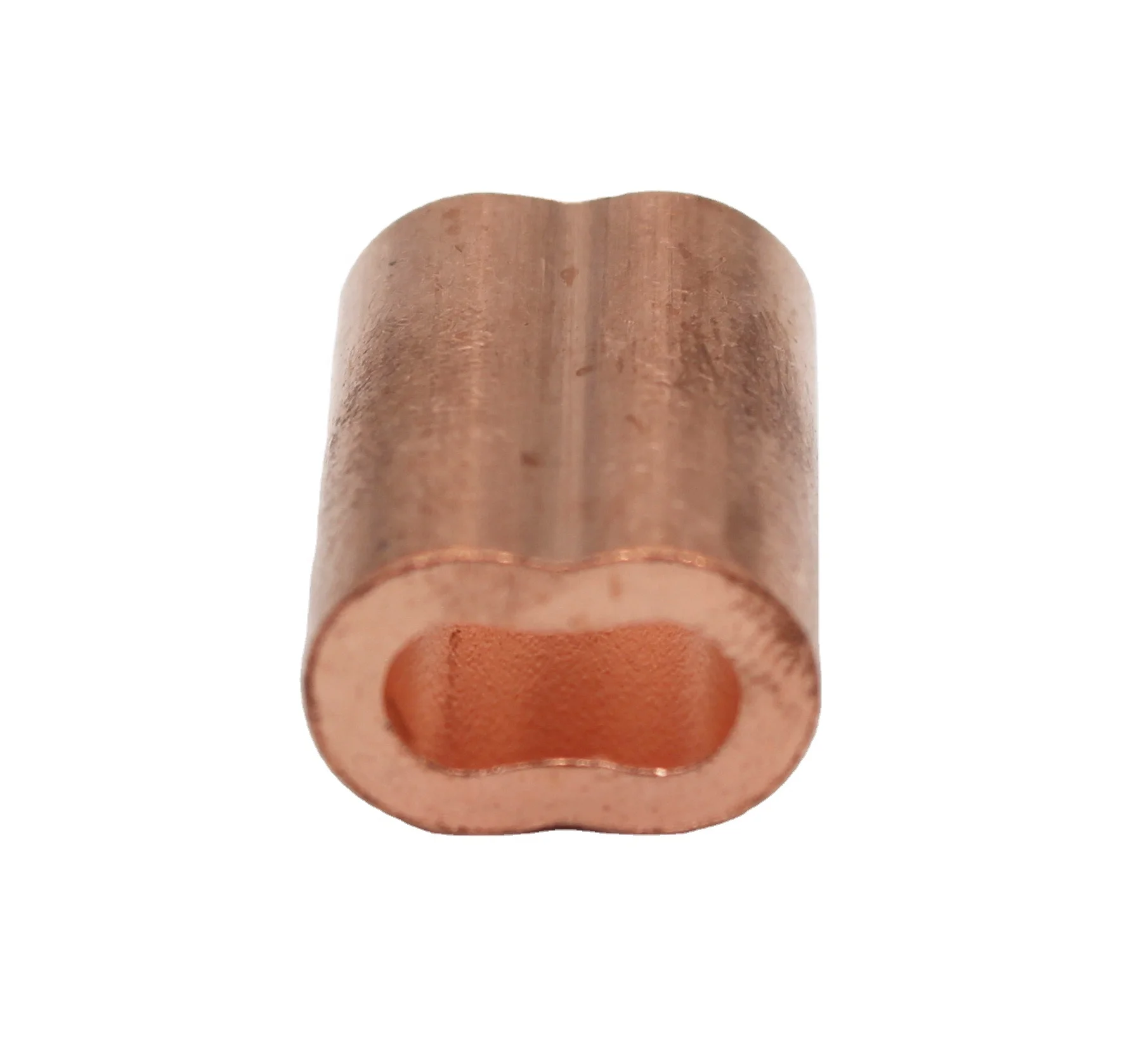Copper Sleeves 8-shaped US Type Hourglass Oval Aluminum Cable Ferrule For Wire Rope Clip Fittings