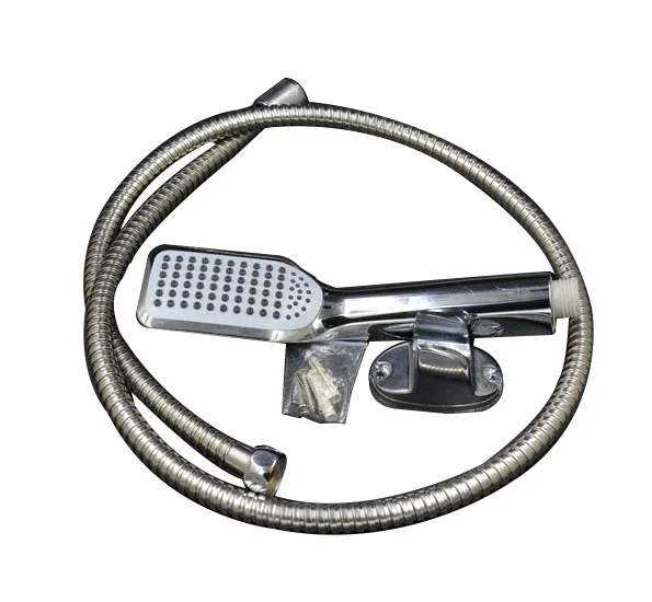 A set of bathroom 3PC handhold shower head with ABS shower hose