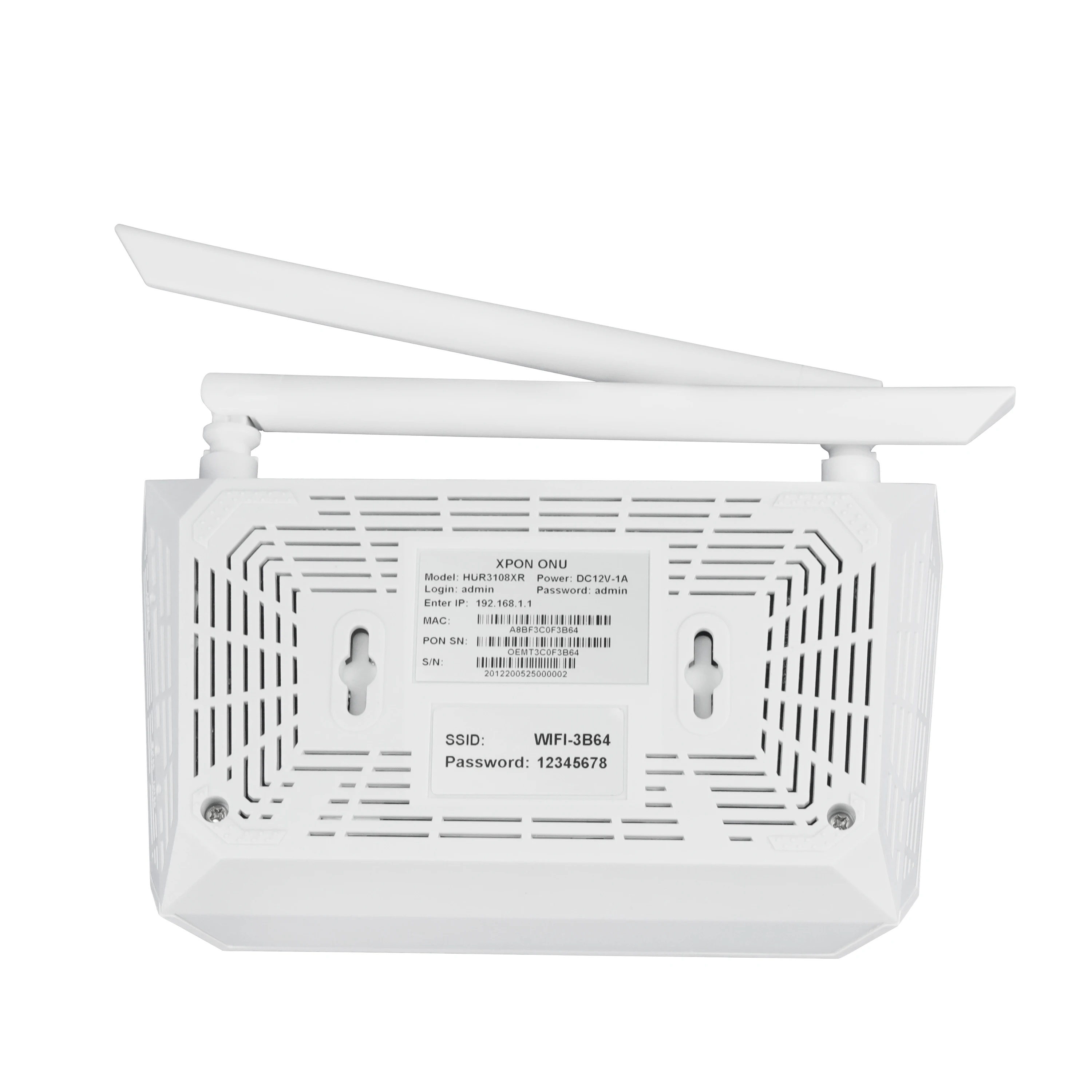 FTTH Modem Fiber Optic Ont Router Pon Onu 1GE 1FE WIFI XPON ONU