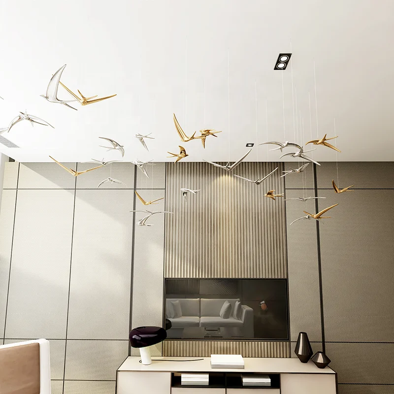 Shopping Center Hall Decoration Swallows Luxury Hotel Restaurant High Ceiling Hanging Ornament