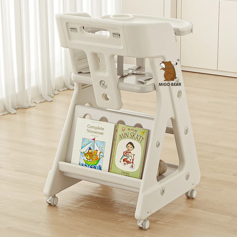 Migo Bear Multi-functional Baby Chair Children Dining Eating Dining High Chair Kids Study Baby feeding Chair Ages 1-12 Years