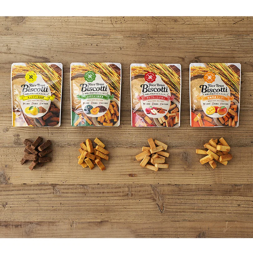 Soft easy eat rice bran biscuits making production line biscuits at wholesale price