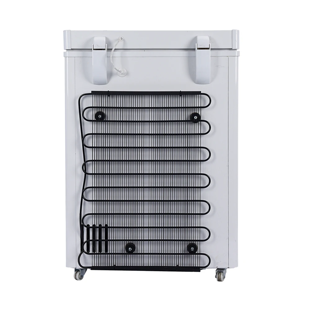 Hot Selling 108L 12V/24V Solar Chest Freezer DC-Powered with Gel Battery Solar Panel Compressor Control and Display Cooler