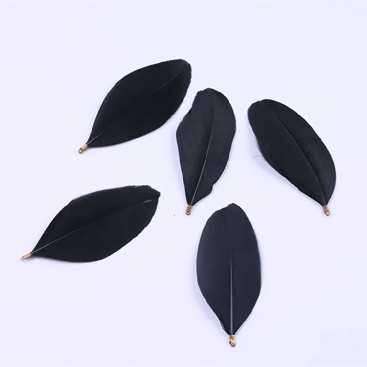Natural Feather Clasp Hard Floating Goose Feather Diy Feather Kindergarten Handmade Jewelry