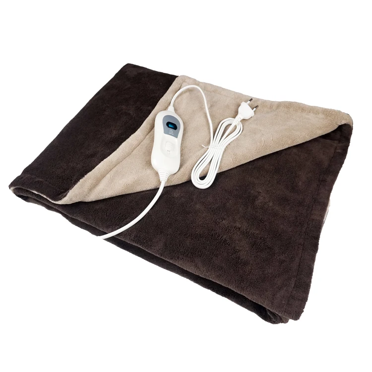 Factory Spot Fast Heating Electric Heating Throw Electric Blanket With Auto-off