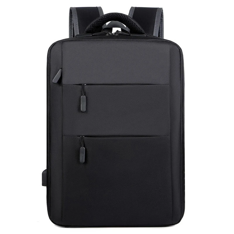 Free Sample Business Backpacks Large Capacity Rucksack 15.6 inch Smart Nylon USB Charger Laptop Backpack