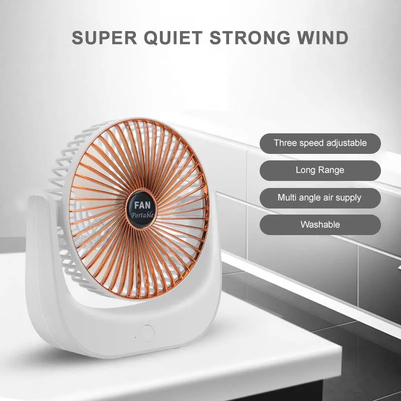 USB Mini Air Conditioner Table Fan