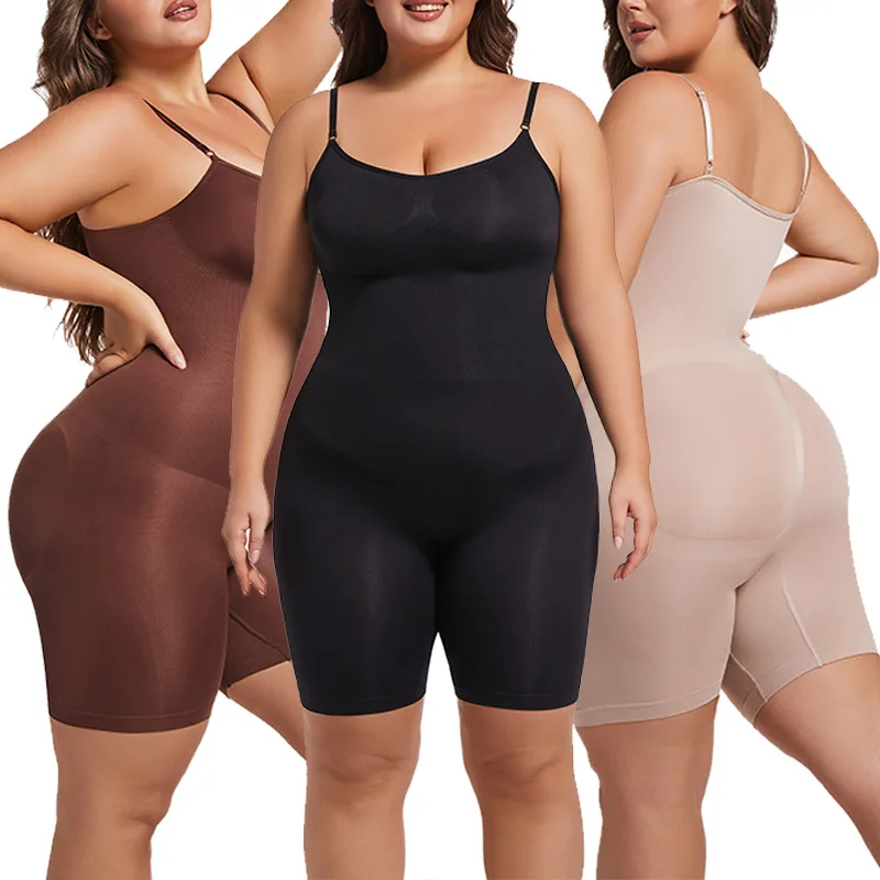 Womens High-Waist Body Shaper Mid-Thigh Slimming Shapewear Shorts Tummy Firm Control Bodysuit High Quality Panty