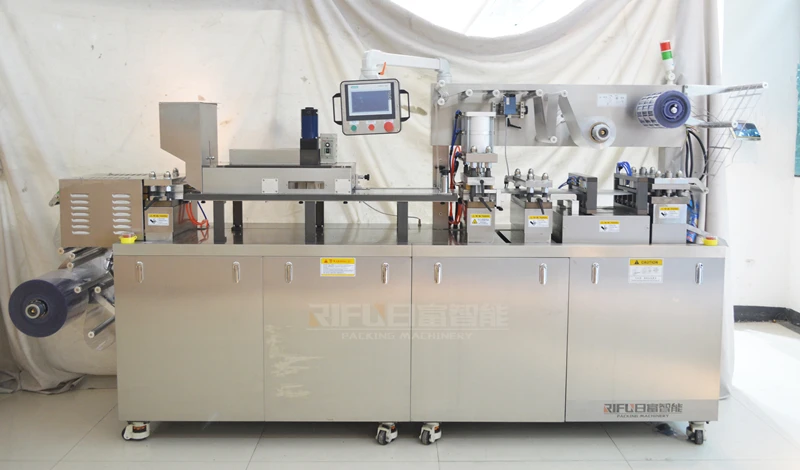 Automatic Alu Alu Aluminum Plastic Tablet Blister Packing Machine Pill Soft Gel Capsule Blister Packing Machine