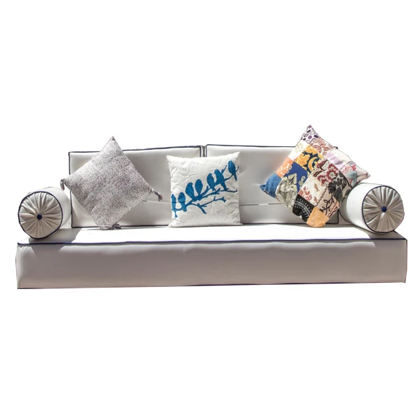 Arabic Floor Seating Nomad Rug Oriental Corner Seating Floor Cushion Cover Set Red