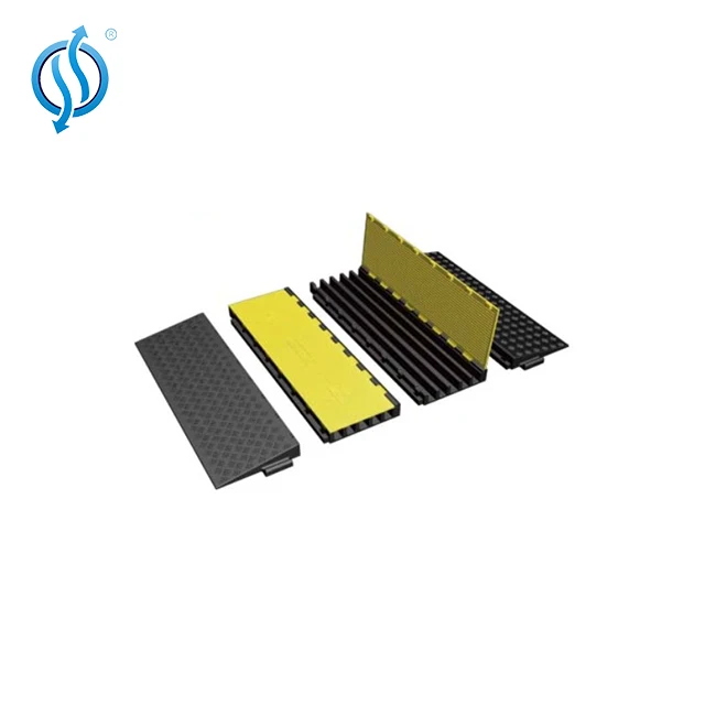 Резиновый дорожный пандус кабеля 2 канала резиновый кабель