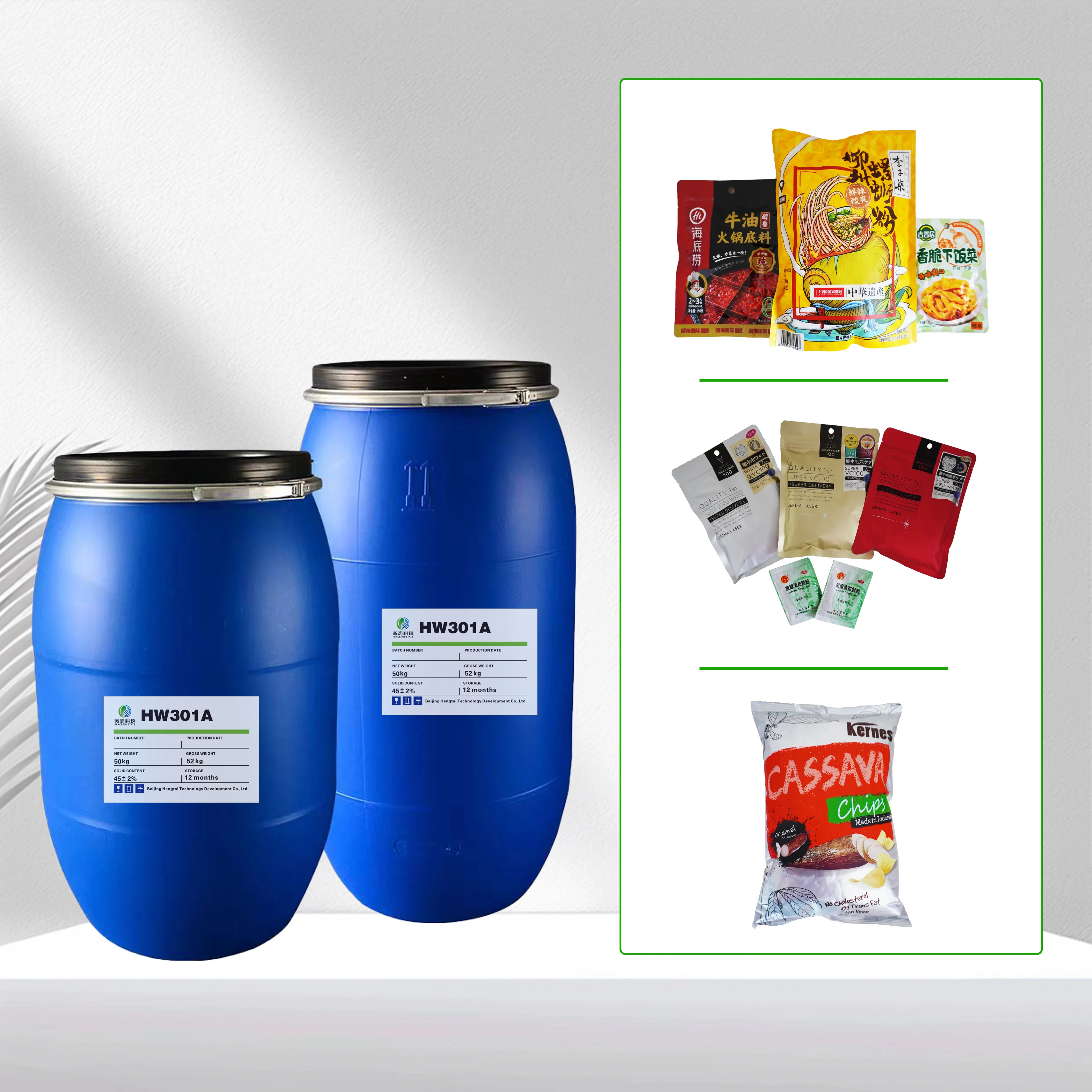 Environmental Friendly Water Based Acrylic Lamination Adhesive For Plastic Bags