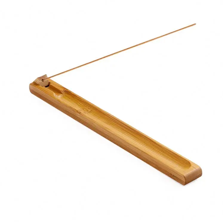 Adjustable angle lager incense hole Wood Incense ash catcher Wooden Incense Sticks Holder