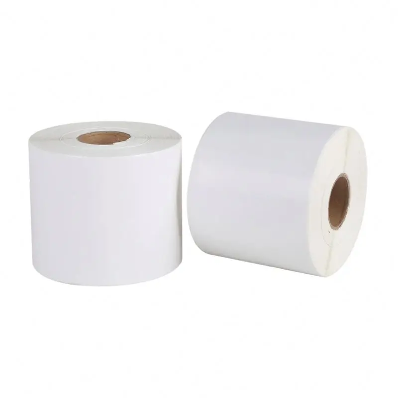 Smooth Surface Semi-Gloss A4 White Self Adhesive Roll Paper Label Sticker
