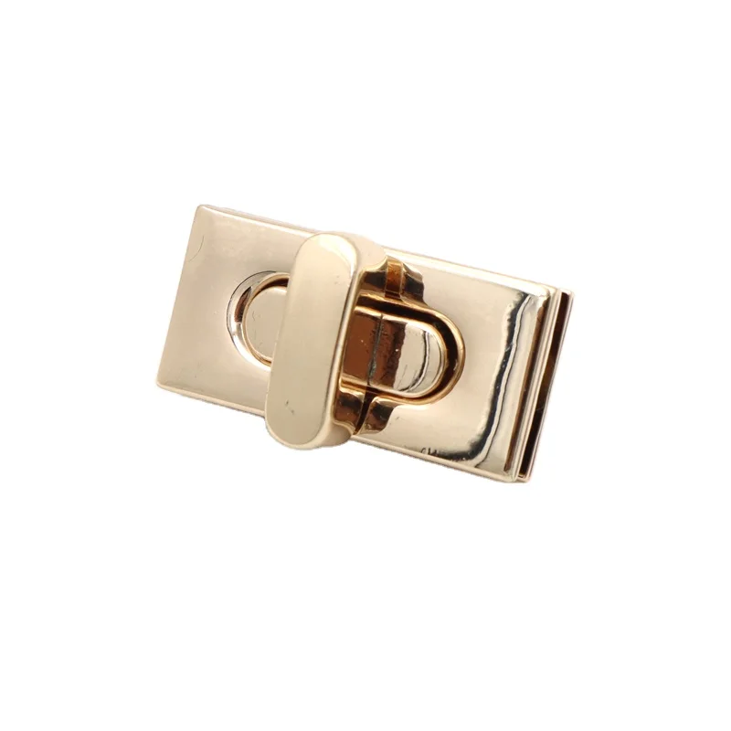 Bag Making Hardware Accessories Metal Turn Lock Twist Bag Lock Closure