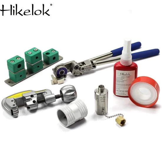 Hikelok cheap price basic all tools hand tube bender tube deburring preswaging tools in stock for wholesale