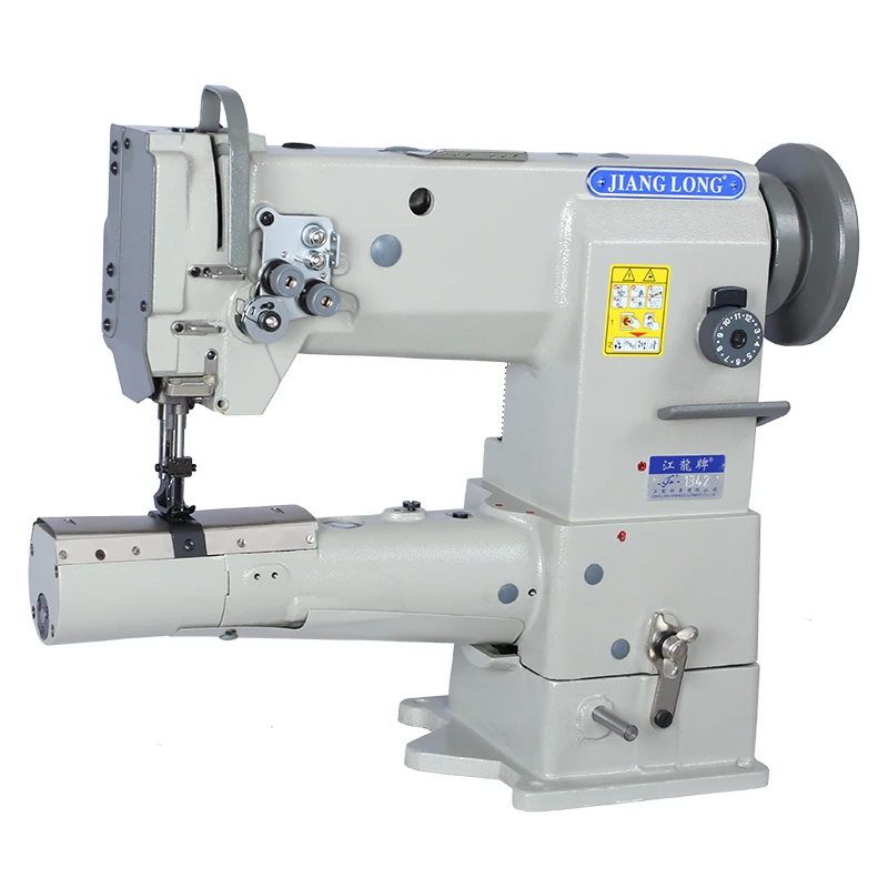 1342 maquina para coser cuero double lock stitch sewing machine top and bottom feed sewing machine long arm twin needle