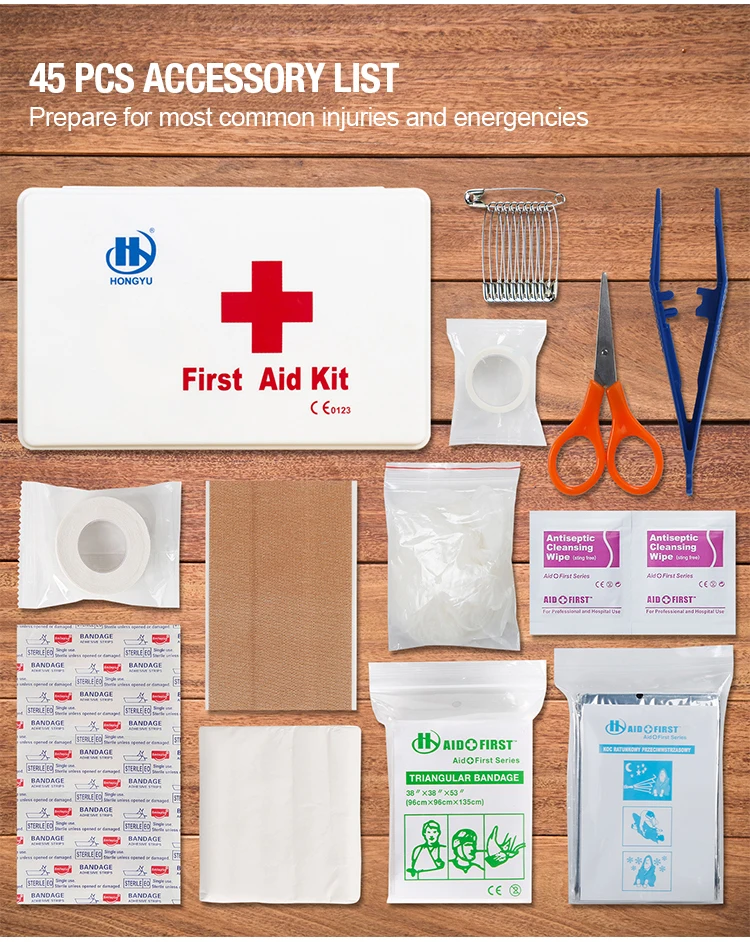 New Design Outdoor Emergency Trauma Kit With Medical Supplies For Home Medical Equipment Case First Aid Box
