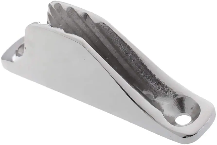 Large Marine Sailing Casting 316 Stainless Steel Rope Cam Cleats Flip Up Clamp Jam Cleat Inox For Sailboat Yacht