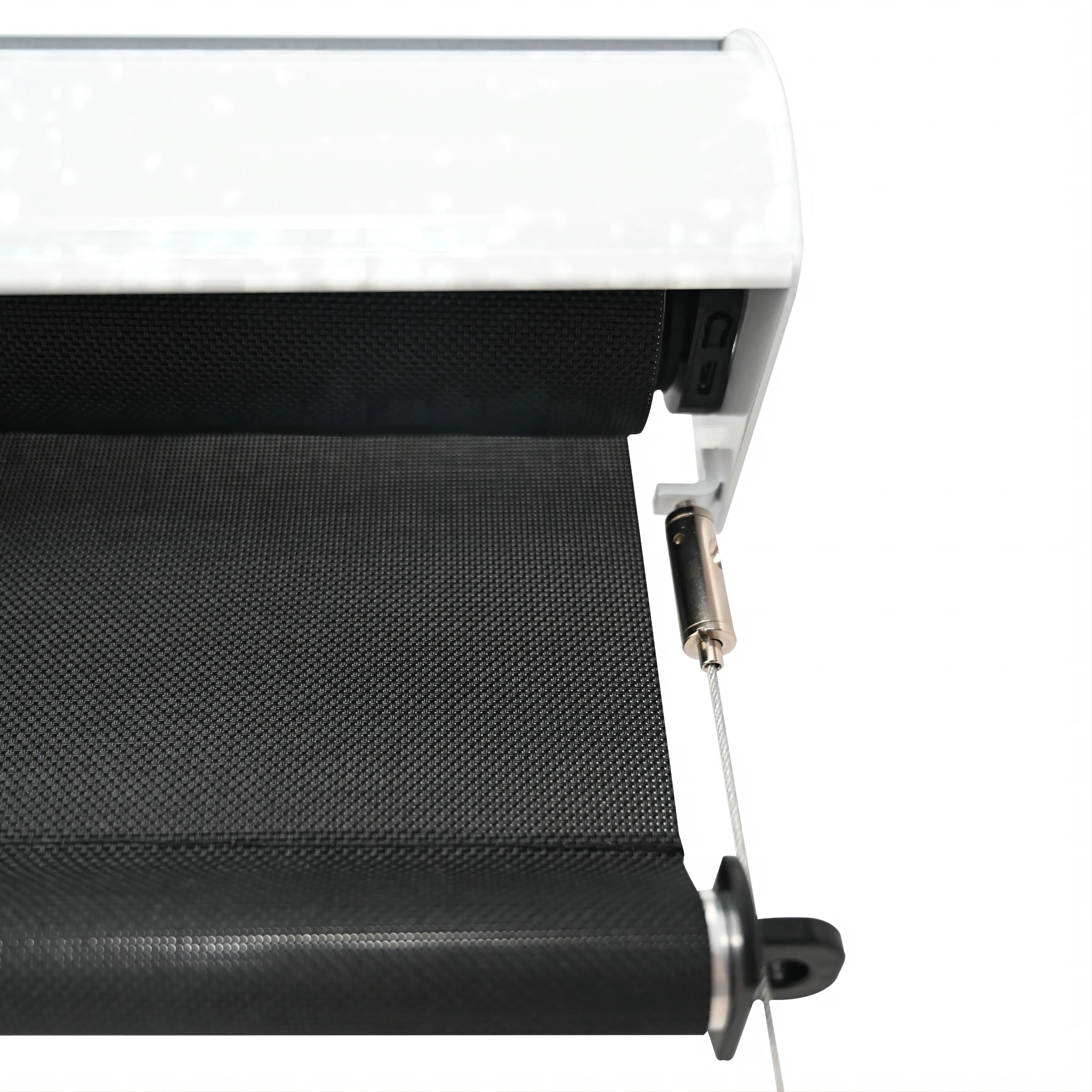 Modern Design Motor  Windproof cable tie down system Roller Blinds