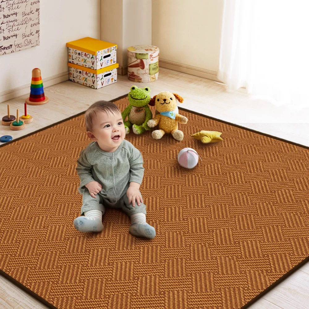 
household large size tatami rug summer non-slip rattan floor mat carpet for bedroom 