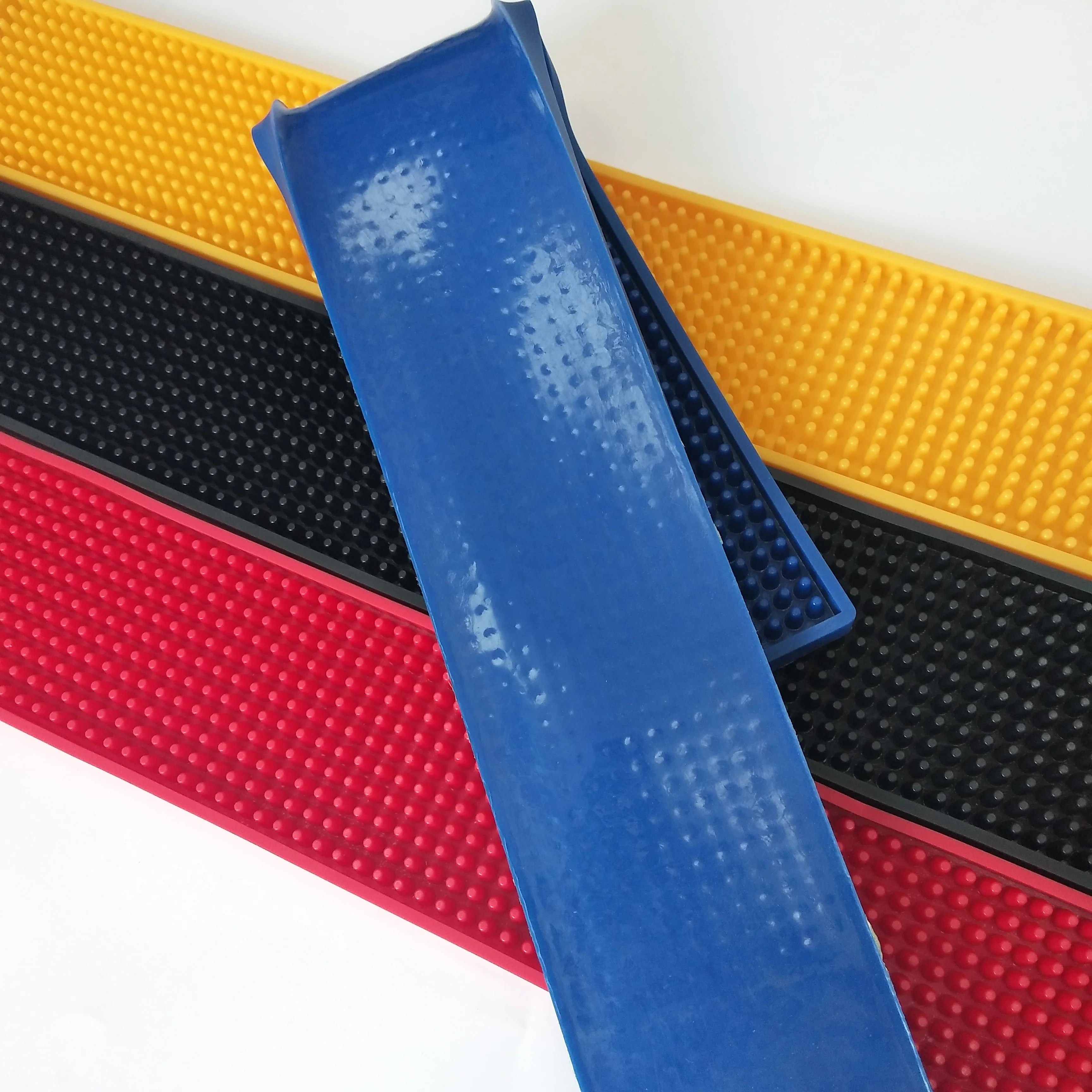 60*8*1 см аксессуары для кофе и бара ПВХ Нескользящий Резиновый коврик стеклянный поднос капельного пива