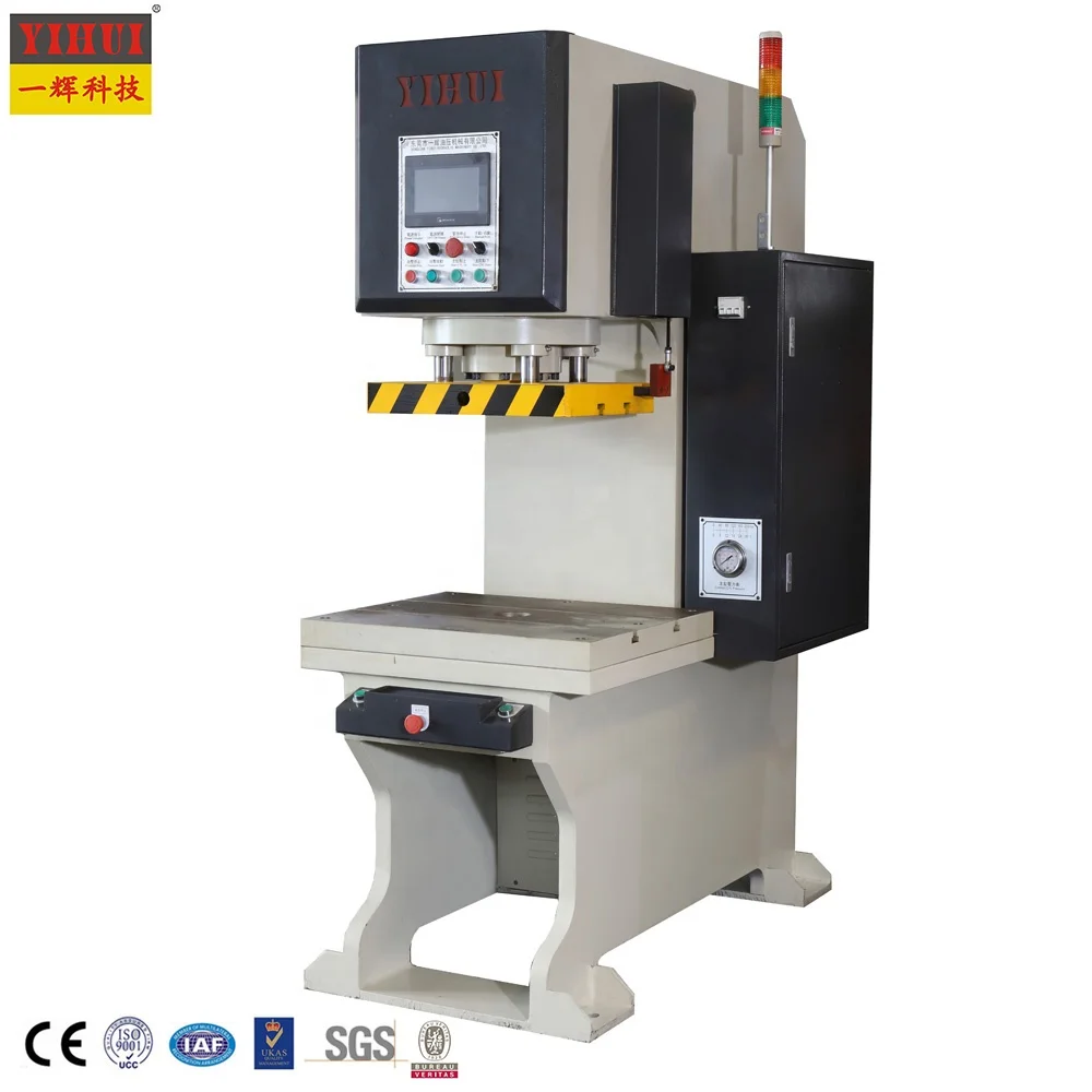 Servo  C Frame Single Action Hydraulic Press To Punch Rivet With Light  Duty
