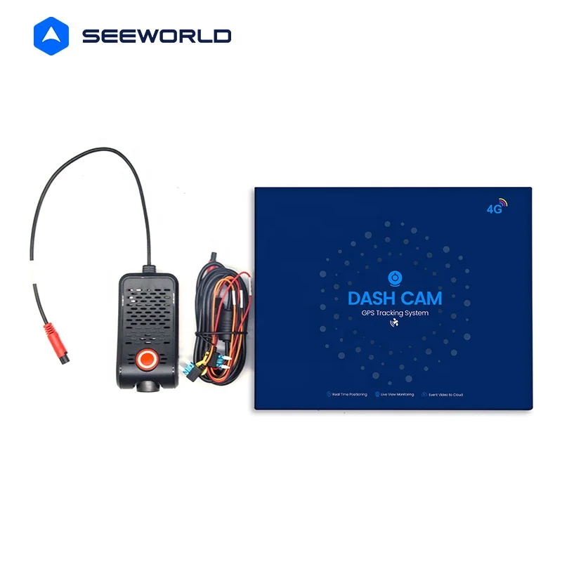 4G Dash Cam Commercial Use with GPS Tracking Monitoring System Fleet Management Dashcam Support Front View Locator