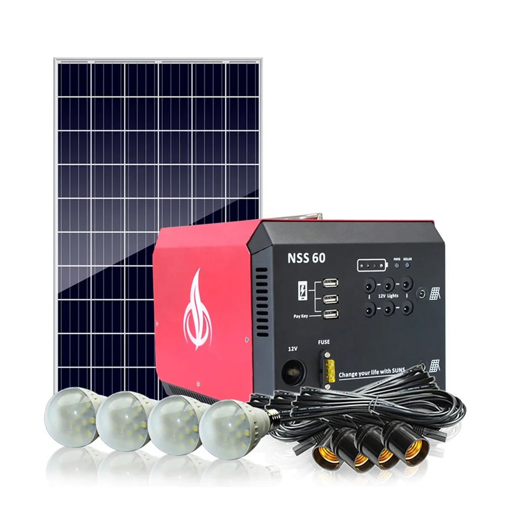 Joyvoit Classic Solar generator for house solar panel 60W home solar power system kit OEM OBM Custom service