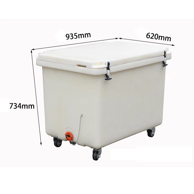 
Hot Sell Storage Box Plastic For Fish Medicine Beer Ice Bucket Transport Cooler Box 