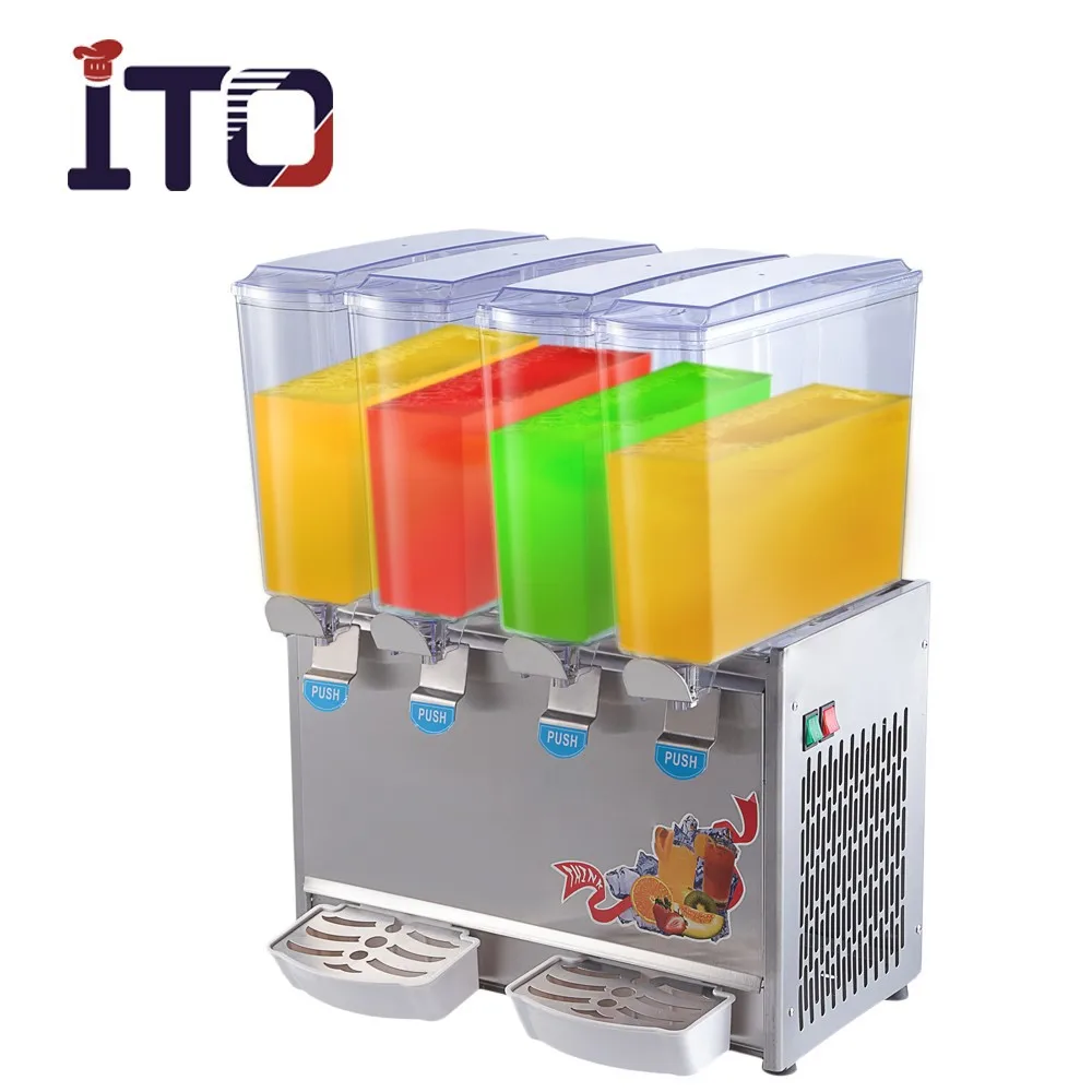 3Tanks/4Tanks Cool Fruit Juice Drink Dispenser Commercial Portable Beverage Machine